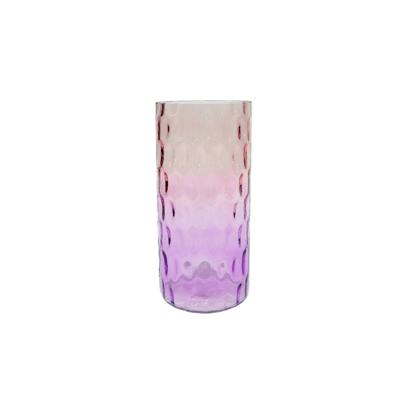Straight Round Texture Spray Color Vase YD-ND-326