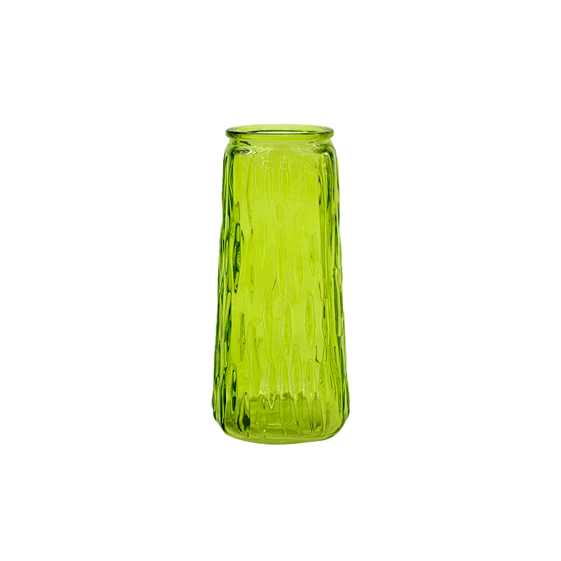 Conical Spray-painted Glass Vase YD-ND-314
