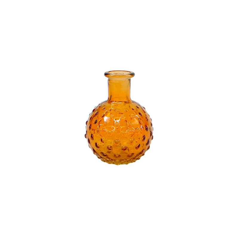 Orange Polka Dot Flower Bud Vase YD-ND-288