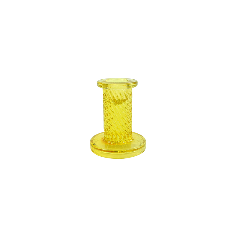 Spray Cylinder Glass Candle Holder YD-ND-387
