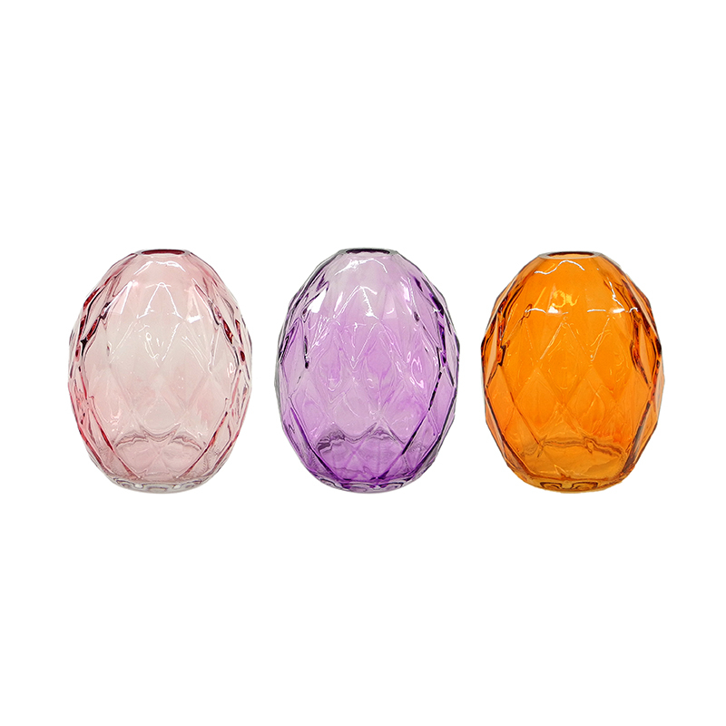 Egg-shaped Spray Flower Bud Vase YD-ND-343