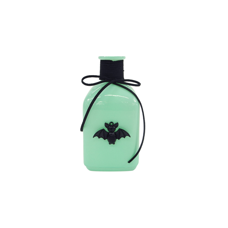 Halloween Green Enamel Painted Glass Bottle YD-HAL-109