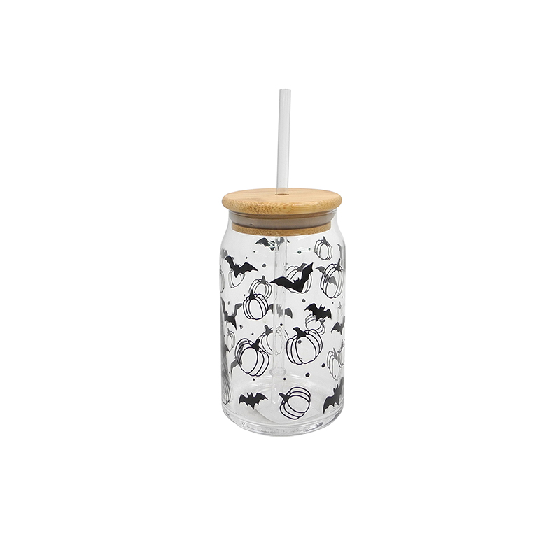 Bamboo-covered Glass Straw Cup YD-HAL-112
