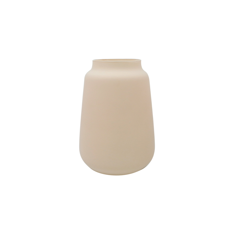 Frosted And Painted Glass Vase YD-ND-464