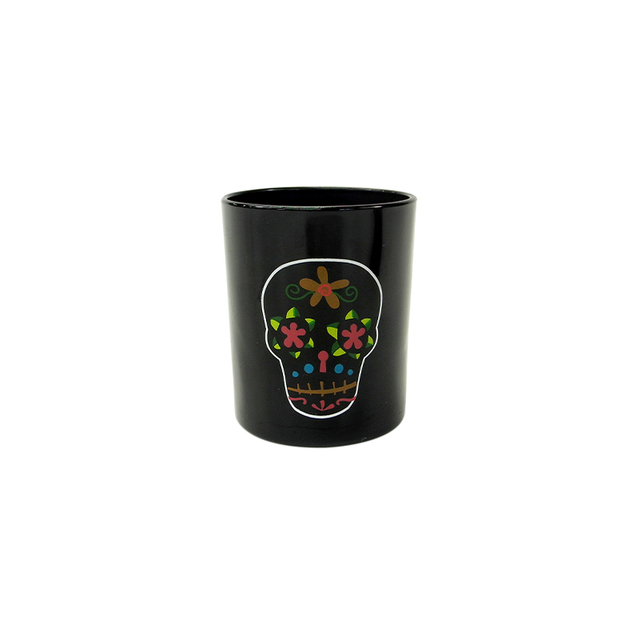 Halloween Black Glass Wax Cup YD-HAL-067