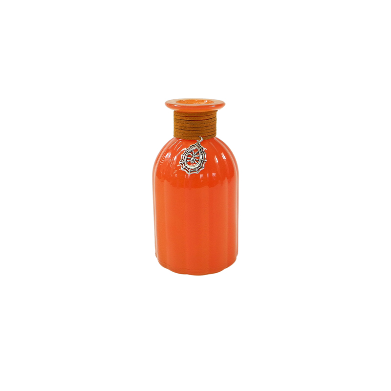 Halloween Colorful Striped Glass Bottle YD-HAL-058