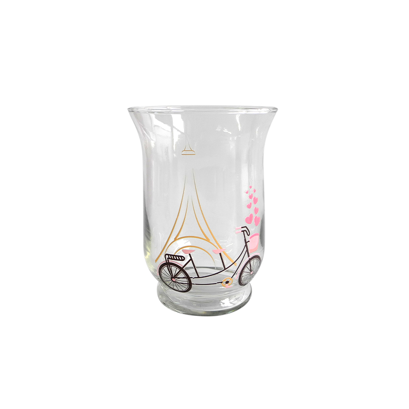 Valentine's Day Pattern Glass Wind Lamp YD-VL-064