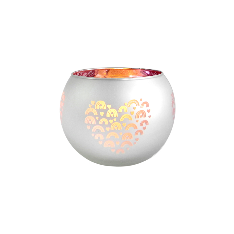 Spherical Heart Pattern Wax Bottle YD-VL-073