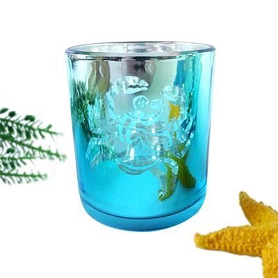 Fish scale pattern Glass Vases YD-OBS-009