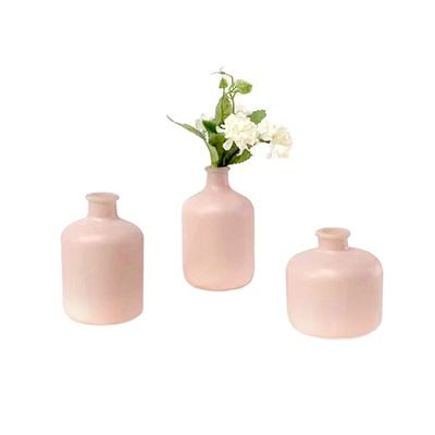 Pink Color Glass Vases YD-CGV-004