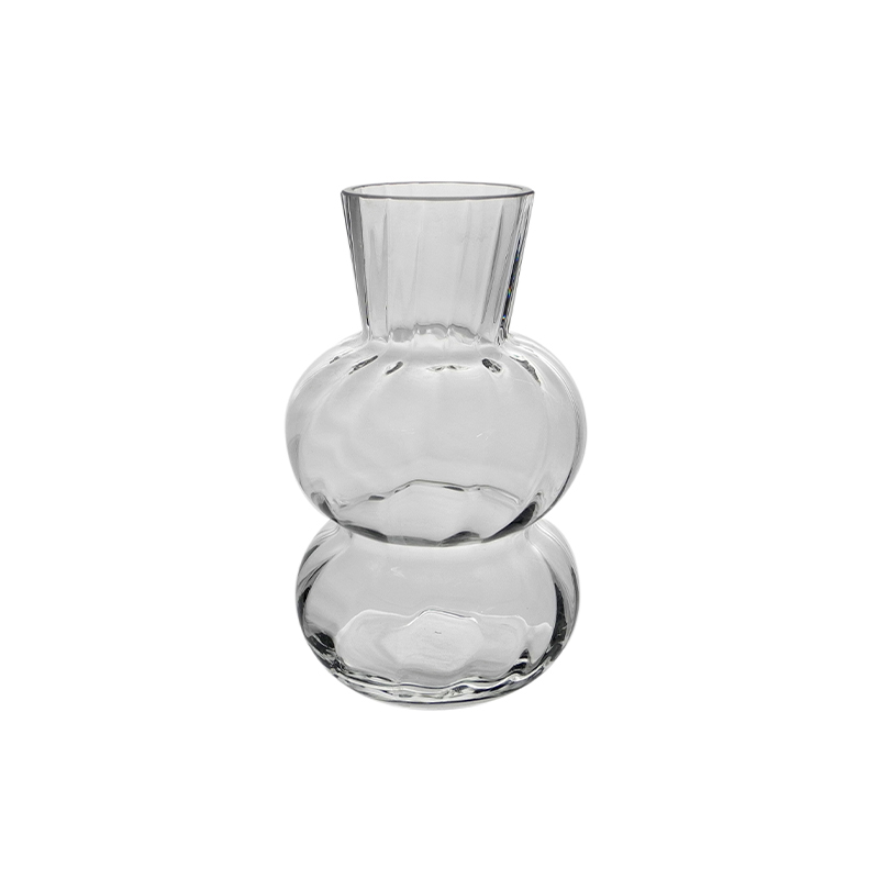 Twill Clear Glass Vase YD-CGV-028