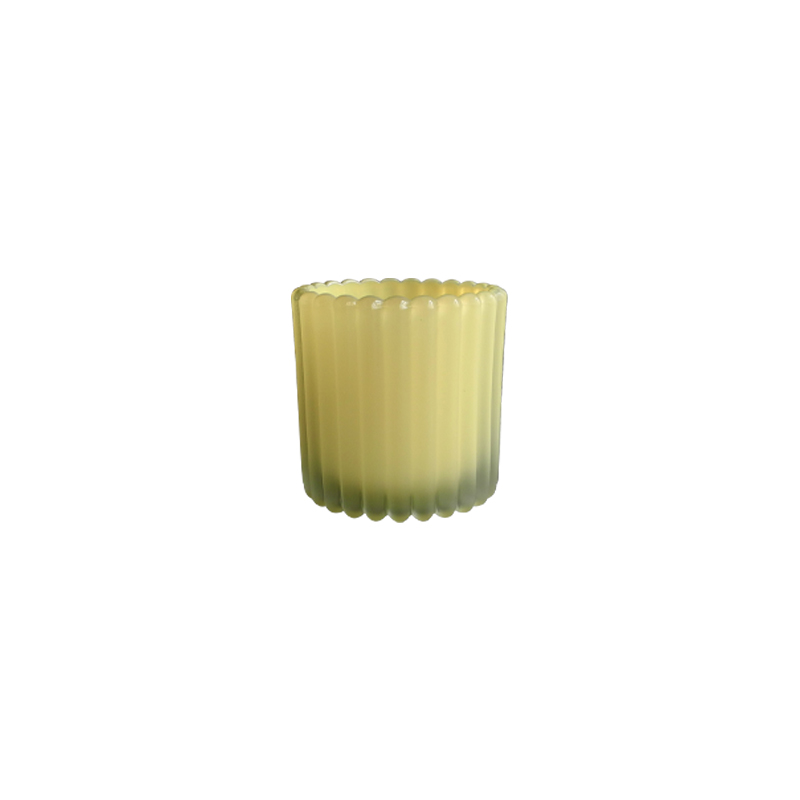 Striped Frosted Glass Wax Bottle YD-EAS-065
