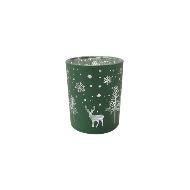 Snow Frosted Glass Wax Bottle YD-CX-086