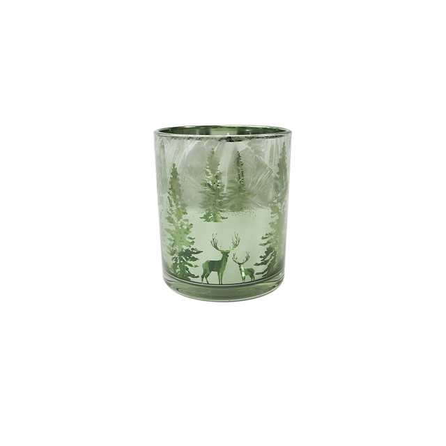 Elk Inner Electroplated Glass Wax Bottle YD-CX-085