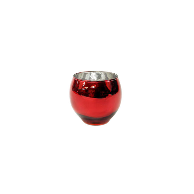 Red Electroplated Candle Holder YD-CX-072