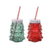 Christmas Tree Embossed Glass Sippy Cup YD-CX-090