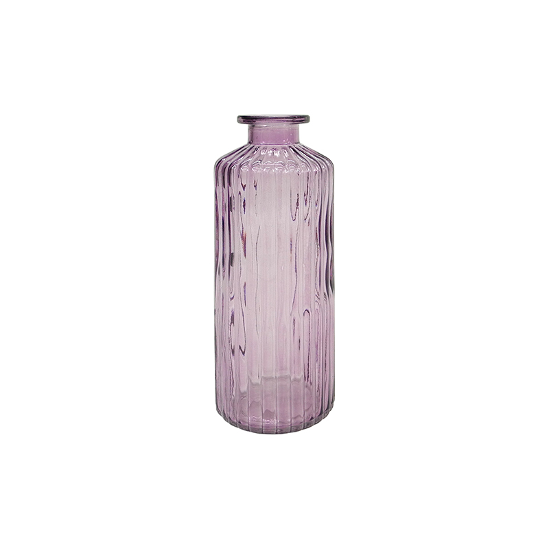 Vertical Striped Glass Vase YD-SS-055