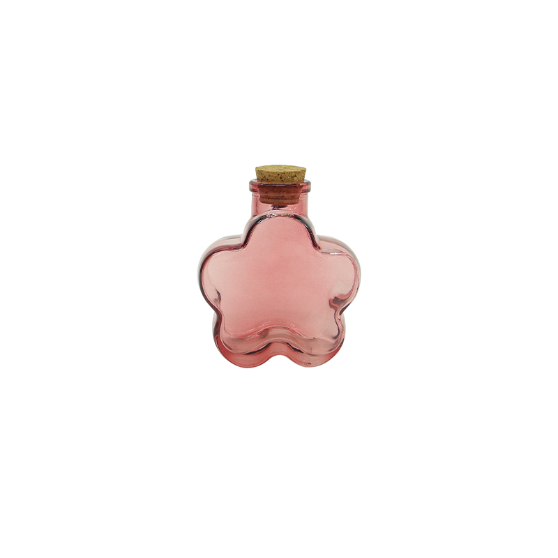 Flower Glass Cork Bottle YD-SS-073