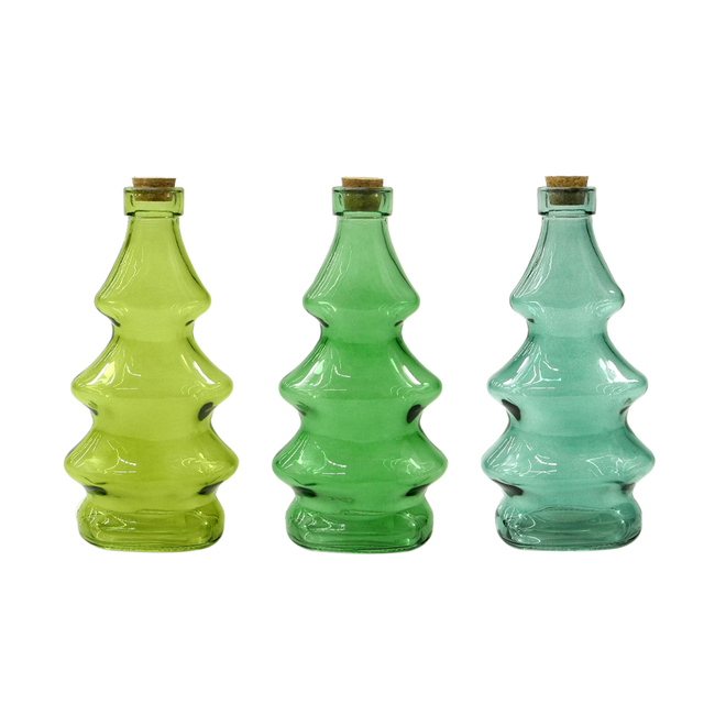 Christmas Tree Glass Bottle YD-CX-096