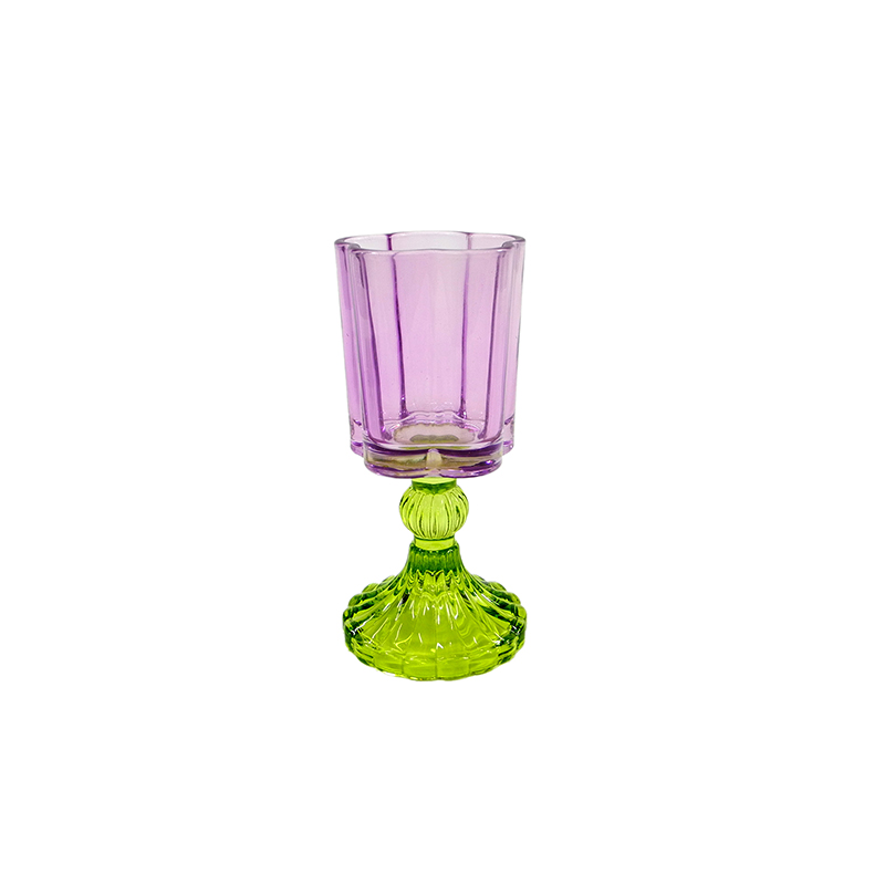 Floral Mosaic Spray-painted Candlestick YD-ND-407