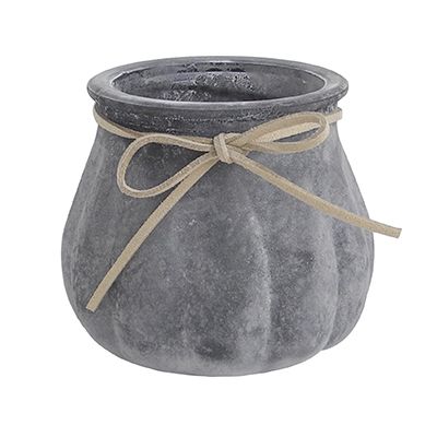 Grey Vintage Glass Vases Wax Bottle YD-TDH-047