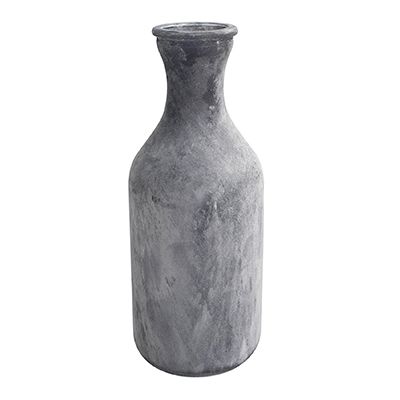 Grey Vintage Glass Vases Wax Bottle YD-TDH-047