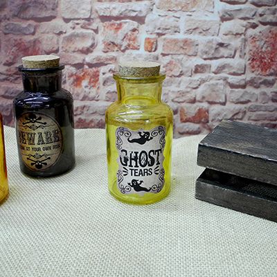 Hallow's Day Vintage Cork Glass Container YD-GC-031