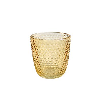 Yorklsun Glassware Brown Candle Holder & Wax Bottle YD-HDWC-051