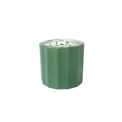 Yorklsun Glassware Dark Green Candle Holder & Wax Bottle YD-CX-053