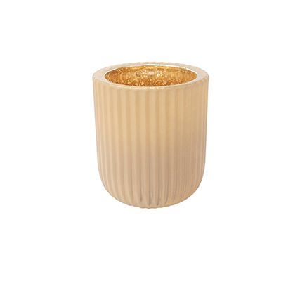 Yorklsun Glassware Brown Candle Holder & Wax Bottle YD-HDWC-077