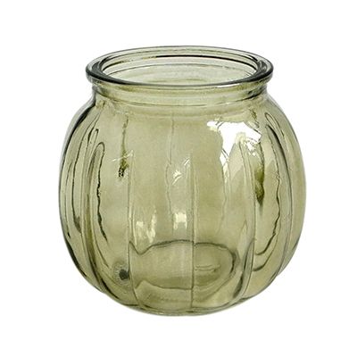 Yorklsun Glassware Green Candle Holder & Wax Bottle YD-ND-177