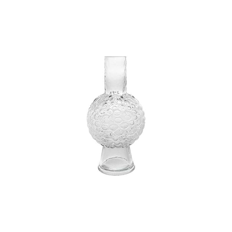 Embossed Patterned Glass Vase YD-CGV-143