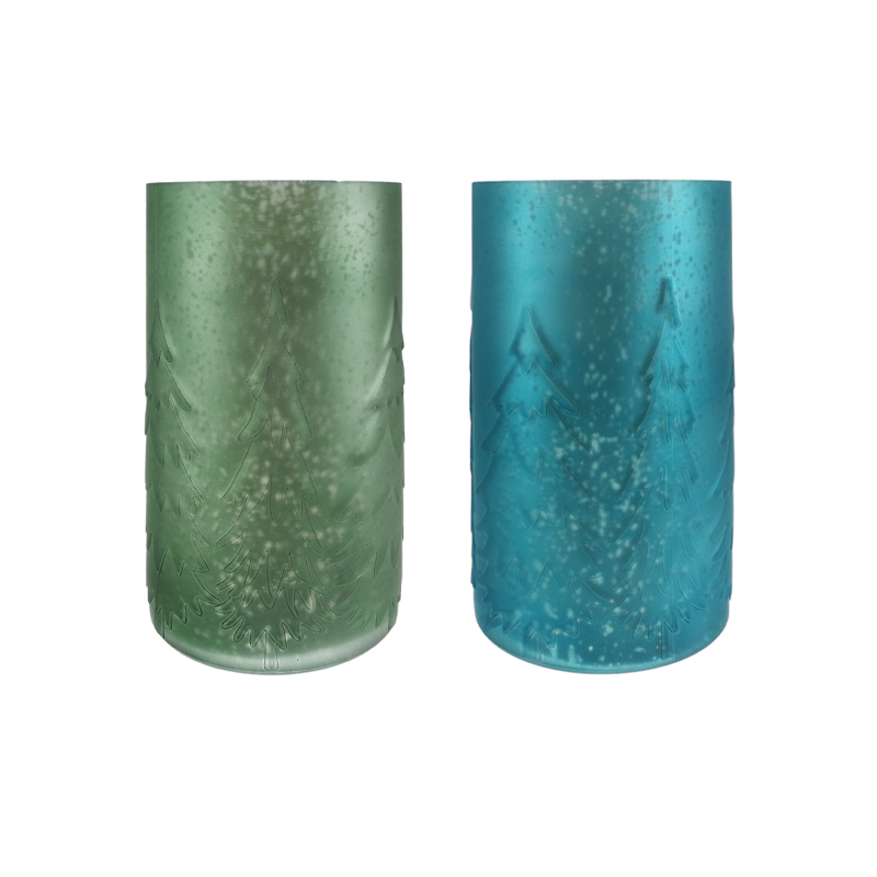 Christmas Tree with Tarnished Silver Decorations YD-CX-170