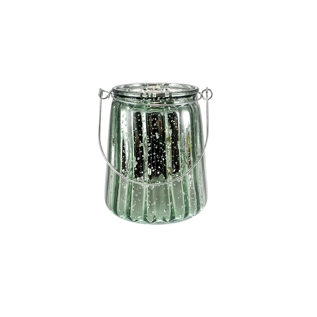 Striped Christmas Candle Holder with Handle YD-CX-151