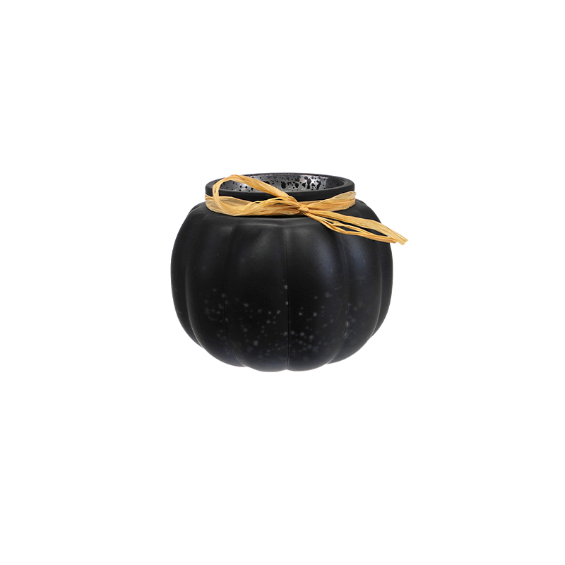 Pumpkin Electroplated Silver Fragments Candleholder YD-TDH-162