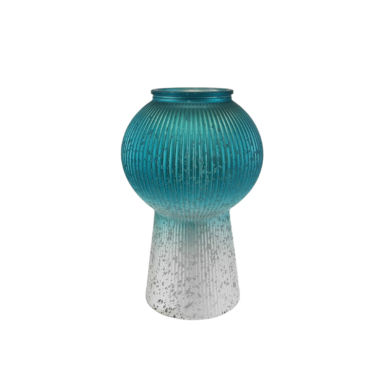 Polished Silver Decorated Vase YD-CX-118