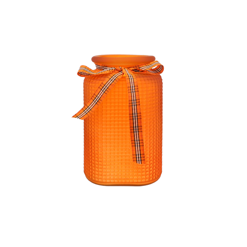 Autumn Checkered Pattern Vase YD-TDH-104