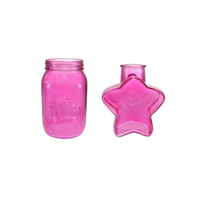 Valentine's Day Colored Glass Flower Vase YD-VL-081