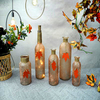 Maple Orange Series Glass Lamp Bottle YD-TDH-011