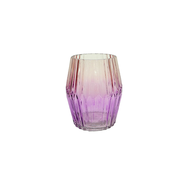 Purple Spray Color Gradient Glass Vase YD-ND-351