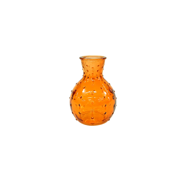 Orange Polka Dot Flower Bud Vase YD-ND-288
