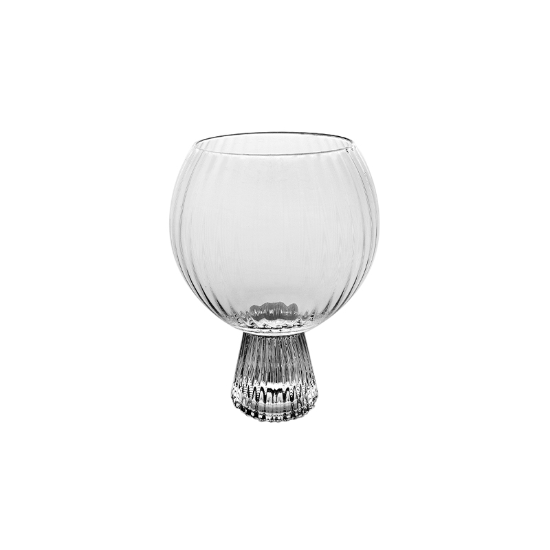 Shaped Striped Glass Vase YD-CGV-210