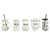 Funny Face Glass Straw Cup YD-HAL-111