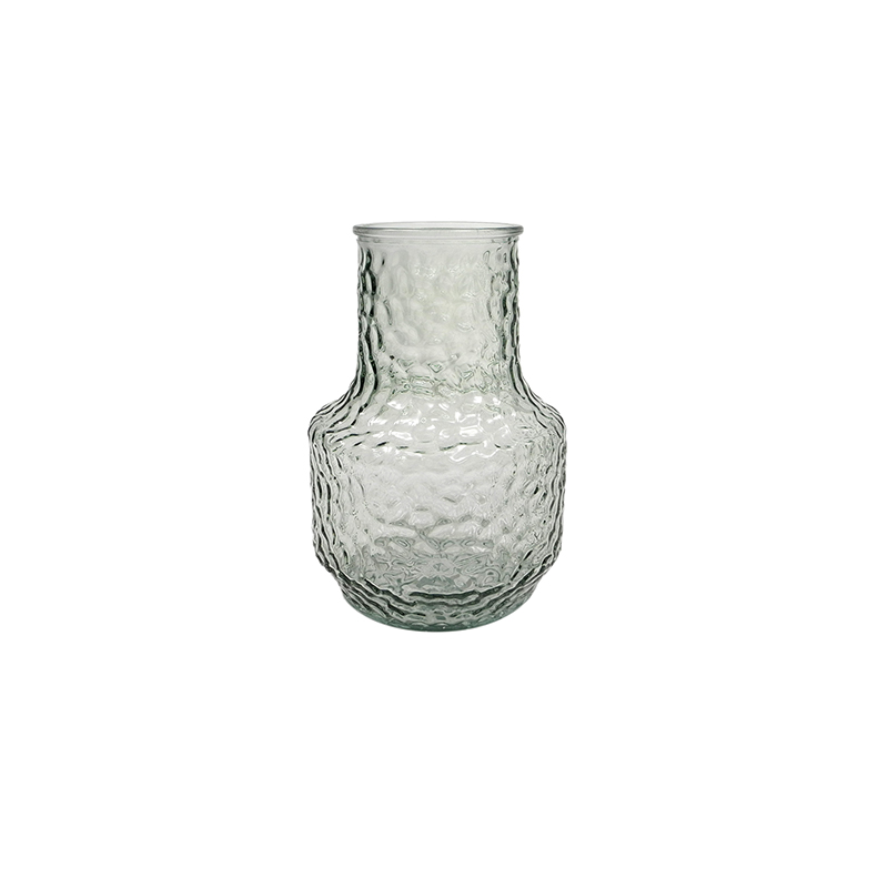 Green Textured Glass Vase YD-TDH-091