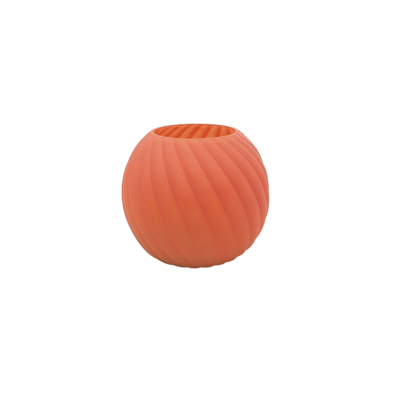 Round Frosted Glass Vase YD-ND-463