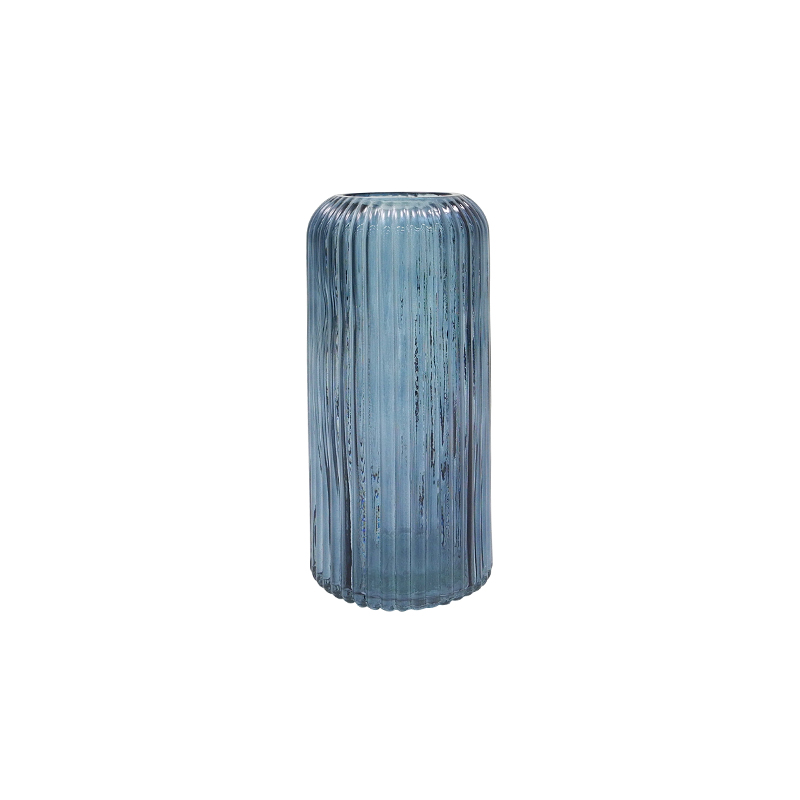 Blue-green Sprayed Glass Vase YD-TDH-066