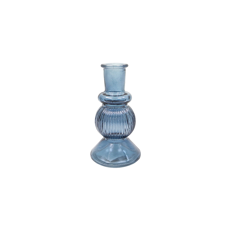 Autumn Spray-colored Glass Candle Holder YD-TDH-063