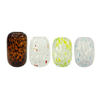 Oval-shaped Colored Glass Vase YD-ND-487