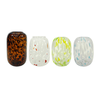 Oval-shaped Colored Glass Vase YD-ND-487