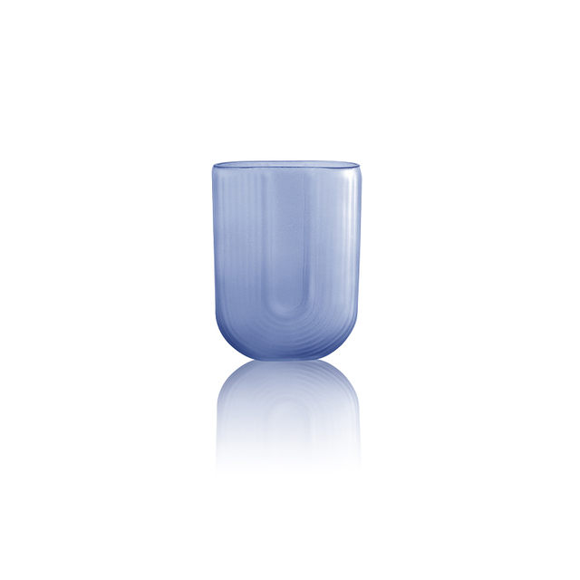 U-shaped Frosted Glass Vase YD-OBS-060